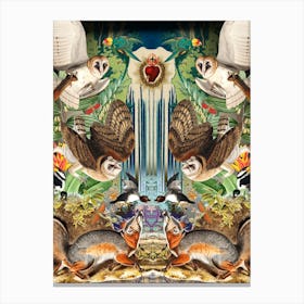 Owls In The Forest Canvas Print