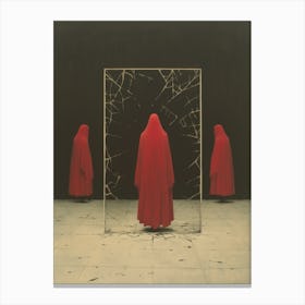 Red Cloaks Canvas Print