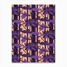 Make It Rainforest Purple Canvas Print