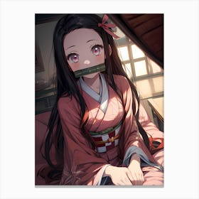 Demon Slayer Nezuko Kamado (160) 1 Canvas Print