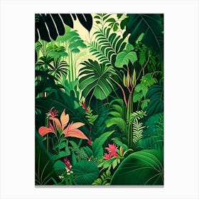 Majestic Jungle 4 Botanical Canvas Print