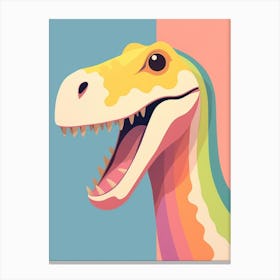 Colourful Dinosaur Baryonyx 5 Canvas Print