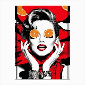 Orange Slices Canvas Print