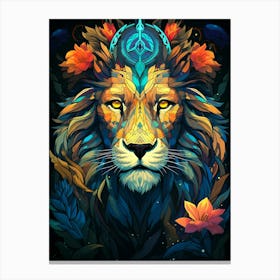 Lion Native Canvas Print