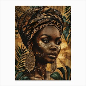 African Woman 79 Canvas Print