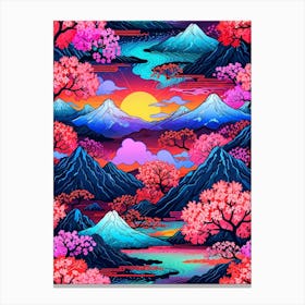 Japanese Pattern Canvas Print