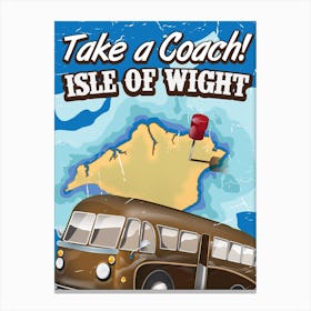 Take A Coach Isle Of Wight Canvas Print