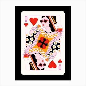 Queen Of Hearts 5 Canvas Print