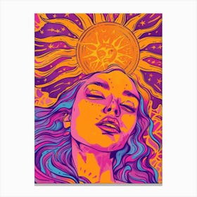 Sun Women Canvas Print
