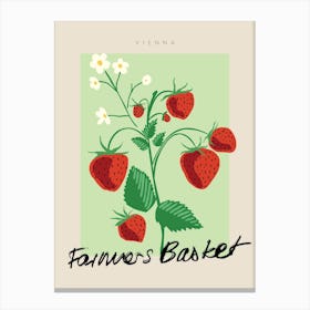 Vienna Farmer S Basket Canvas Print