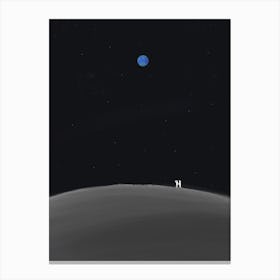 Moon lovers Canvas Print