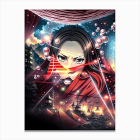 Fantasy Samurai Girl 1 Canvas Print