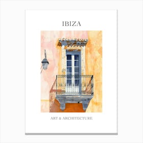 Ibiza Travel And Architecture Poster 2 Canvas Print