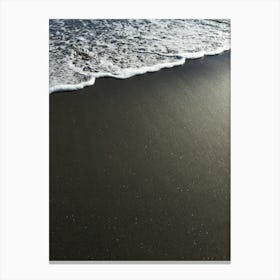 Black Sand Beach 1 Canvas Print