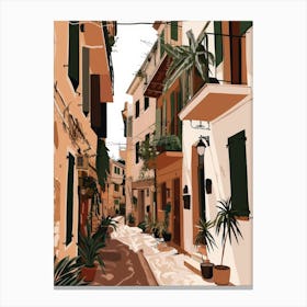 Greece Street 2 Canvas Print