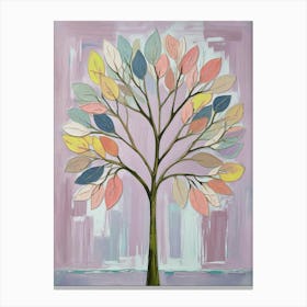 Tree Of Pastel 3 Canvas Print