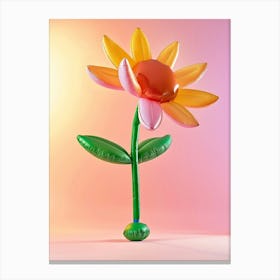 Dreamy Inflatable Flowers Sunflower 1 Canvas Print