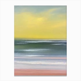 Camber Sands, East Sussex Bright Abstract Canvas Print
