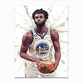 Andrew Wiggins State Warriors Canvas Print