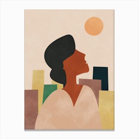 Portrait Of A Woman Canvas Print