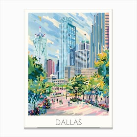 Dallas Cityscape Canvas Print