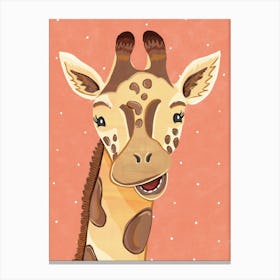 Gabi The Giraffe Canvas Print