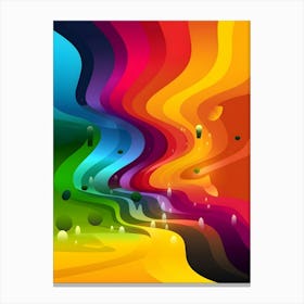 Abstract Background Canvas Print