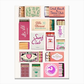 Matchboxes 2 Canvas Print