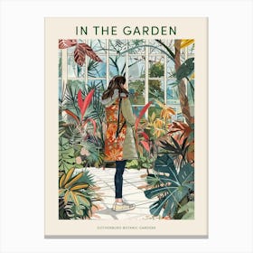 In The Garden Poster Gothenburg Botanic Gardens Sweden Canvas Print
