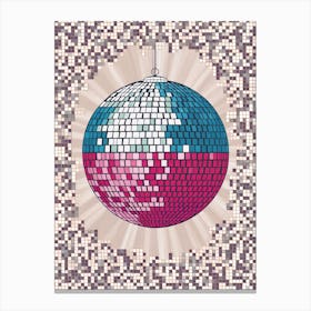 Disco Ball Vector 6 Canvas Print