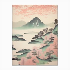 Mount Mitake In Tokyo, Japanese Landscape 5 Canvas Print
