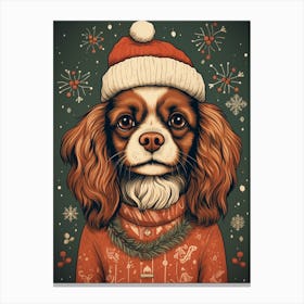 Christmas Dog Canvas Print