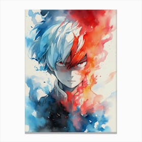 Todoroki Shouto Canvas Print