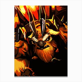 Dota 2 5 Canvas Print