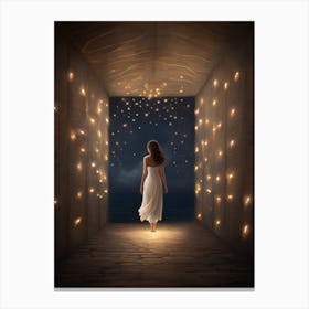 Dreaming Girl Canvas Print