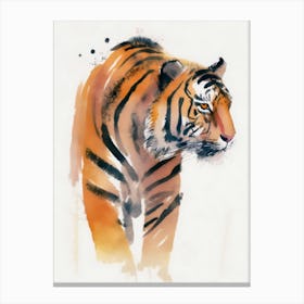 Tiger Watercolor Painting 1 Canvas Print