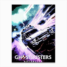 Ghostbusters Aftelife movies Canvas Print