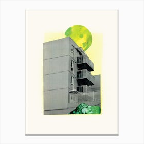 Photocollage Building Canvas Print