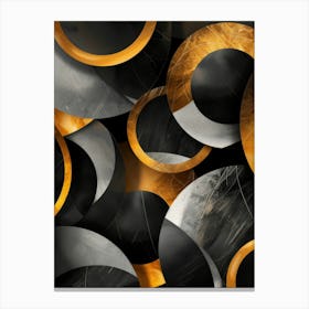 Abstract Circles 41 Canvas Print