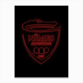 Nimes France Logo Canvas Print