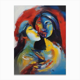 Mother And Daughter Canvas Print