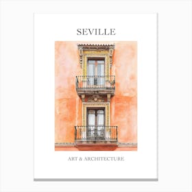 Seville Travel And Architecture Poster 2 Canvas Print