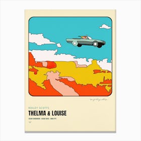 Thelma And Louise Ending Scene Canvas Print