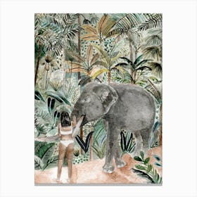 Walk In The Jungle Canvas Print