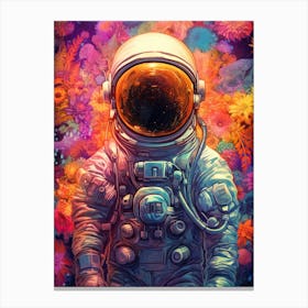 Astronaut In Space 7 Canvas Print