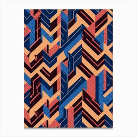 Abstract Geometric Pattern 3 Canvas Print