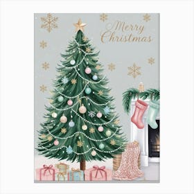 Christmas Tree 14 Canvas Print