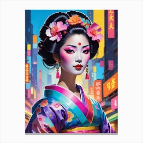 Geisha 185 Canvas Print