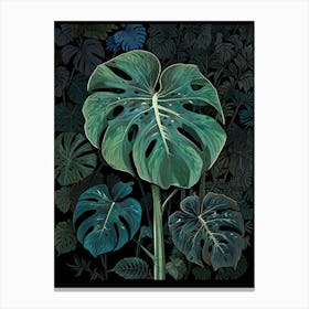 Monstera Leaf Canvas Print