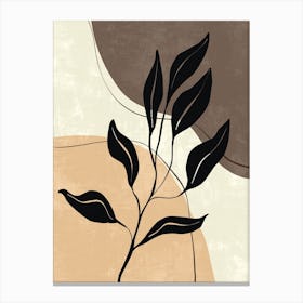 Abstract Leaves 14 Canvas Print